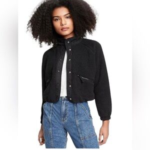 Gap girls Size M Sherpa bomber jacket